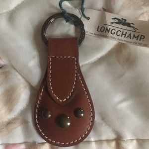 Longchamp leather key ring
